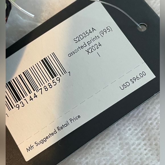 NWT Kate Spade Multicolor Floral Shoulder Tie V-Neck One-Piece Swimsuit. Large. - Picture 11 of 12